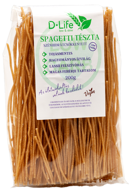 D-life szénhidrátcsökkentett spagetti tészta 200g