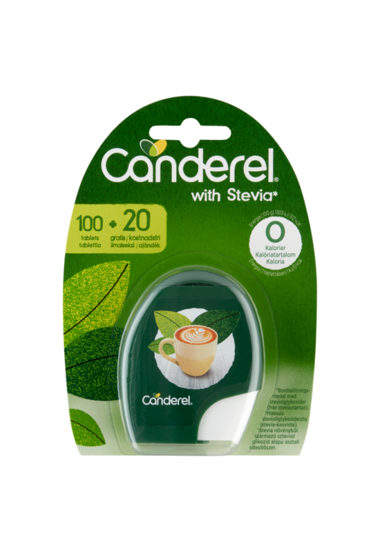 Canderel Stevia édesítő tabletta 100+20 db