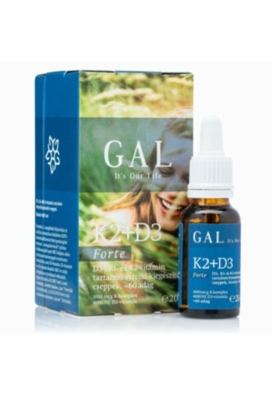 GAL K2 + D3-vitamin forte cseppek – 20ml