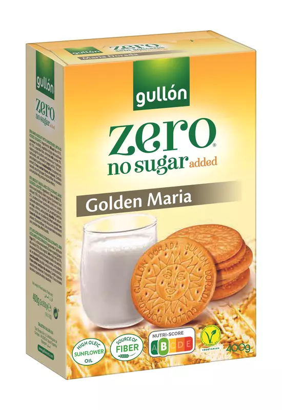 Gullon ZERO – Golden Maria cukormentes keksz 400 gr
