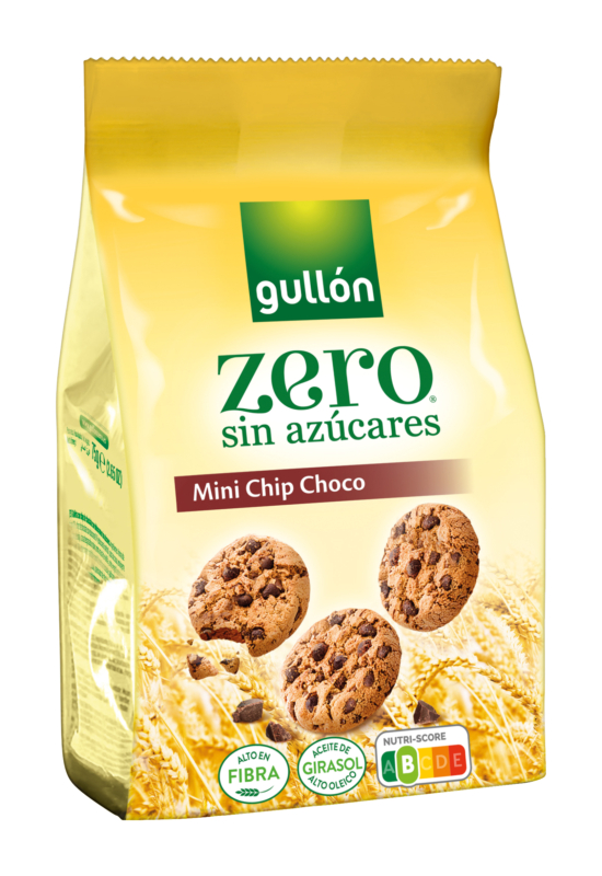 Gullon ZERO – Mini Chip Choco cukormentes csokidarabos keksz 75 gr