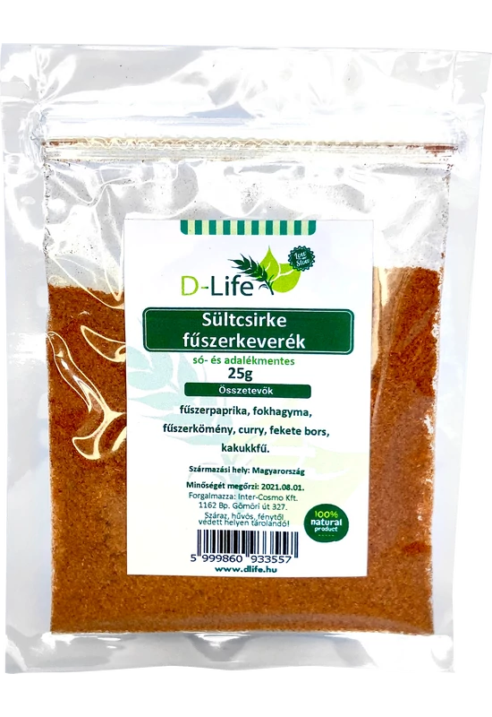 D-life Csirkesült fűszerkeverék (adalékmentes) 25g